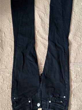 Vintage True Religion "Joey" Black Flare Jeans - Made in USA - Size 27